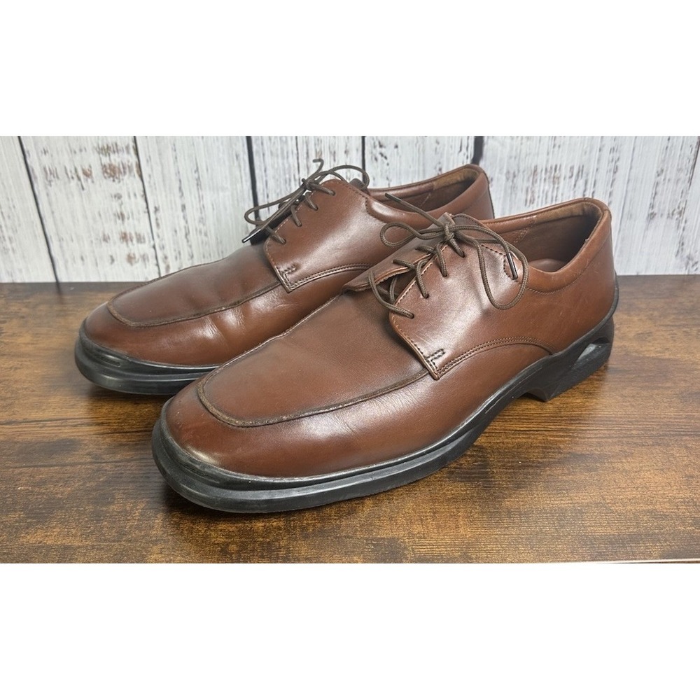 Men's Cole Haan Air Brown Lace Up Oxford Shoes Size 10.5 M Casual Classic‎